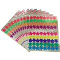 thumbnail image 2 of 10 hojas de pegatinas de suministros para profesores para estudiantes, diario, Cuenta de mano, bonitas pegatinas de estrella metálica, papel de aluminio, álbum de recortes de estrellas, 2 of 4