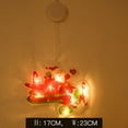 thumbnail image 2 of Old Man In Airplane / Led Lantern String Christmas Decoration Suction Cup Lamp Shop Window Hanging Lights Indoor Decor With A Glittery Finish Illuminated By The Fairy Lights 0.98*0.67*" 1 Pc, 2 of 6