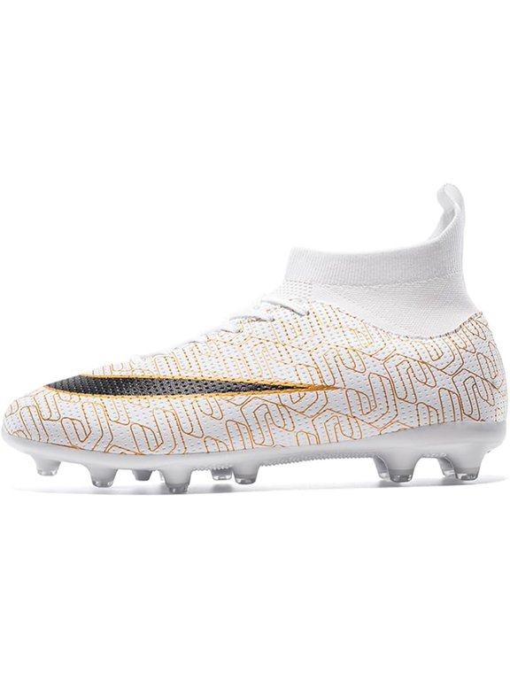 Soccer Cleats Womens Mens Indoor Soccer Shoes Youth Training Boots Lightweight Spikes Football Cleats Non-Slip Baseball & Cleats Soccer Adult AG FG TF Football Boots for Big Boys