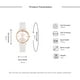 thumbnail image 3 of Relojes de pulsera para mujer CUARZO Tendencia de moda Fiesta Señoras Exquisito Reloj de cuarzo Pulsera Conjunto Reloj de moda, 3 of 3
