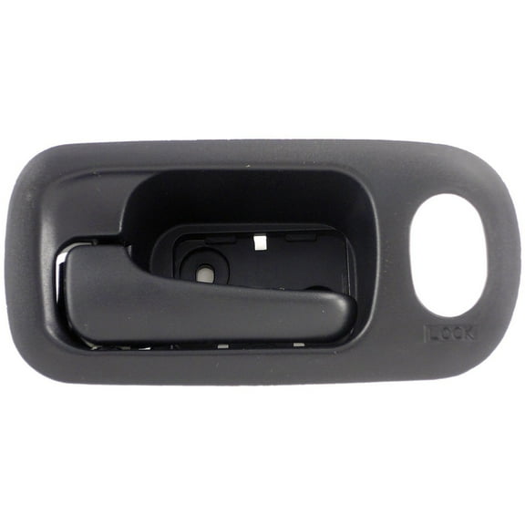 Dorman 82507 Front Driver Side Interior Door Handle for Specific Honda Models, Black; Smooth