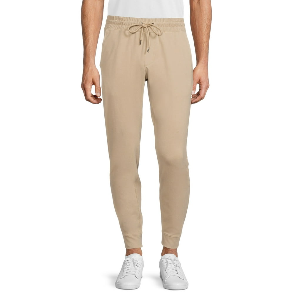 george men's knit jogger shorts
