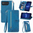 thumbnail image 3 of Case for Asus ROG Phone 6 Zipper Wallet Cover Lanyard Crossbody Neck Strap Compatible with Asus ROG Phone 6 Case, 3 of 5