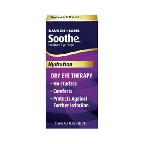 Bausch And Lomb Soothe Hydration Lubricant Eye Drops 15 Ml, 3 Pack