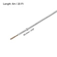 thumbnail image 2 of Uxcell 3/32 Clear Vinyl Coated Wire Rope 20ft Galvanized Steel with 2PCS M3 Loop Sleeves, 2 of 7