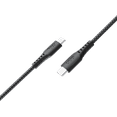 thumbnail image 5 of onn 6ft USB-C to USB-C braided charging cable, USB IF certified, fast charging, Black, 5 of 5