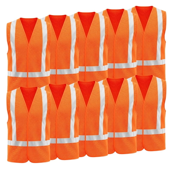 Hi Vis Reflective Safety Vest for Men Women - Breathable Mesh Work Vest ANSI/ISEA Compliant High Visibility Construction Vest