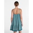 thumbnail image 4 of Joyspun Women’s V Neck Woven Sleep Chemise, Sizes XS-3X, 4 of 6