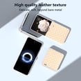 thumbnail image 3 of Frosted Frame Woven Texture PU Case For Honor Magic V Flip, 3 of 5