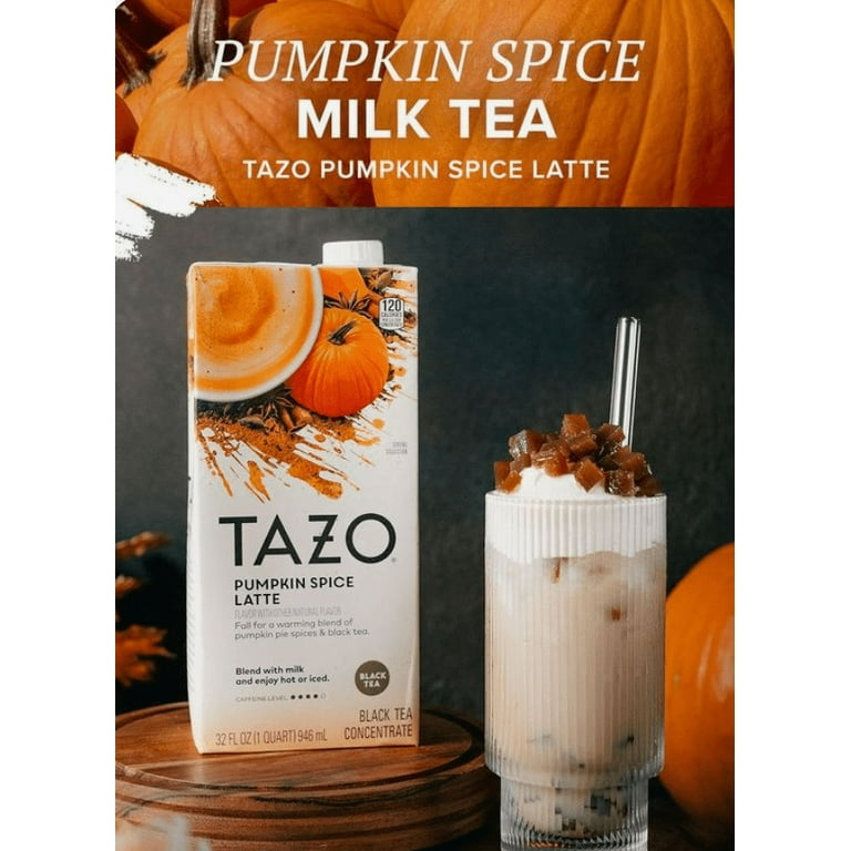 TAZO Organic Chai Latte, Black Tea and Pumpkin Spice Concentrate