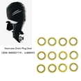 thumbnail image 3 of Plug Gearcase Drain Plug Seal Washer 8M0007119 High Temperature Proof Replacement for Mercruiser Drives, 3 of 7