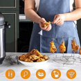 thumbnail image 4 of Soporte del pincho de acero inoxidable 304 YONGSHENG para Freidora de aire 6Qt, 4 of 5