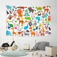 thumbnail image 6 of Xecao Animals Print Tapestry, Wall Hanging Room Funny Decor, Backdrop Room Decor for Bedroom Living Room dormitory, 6 of 8