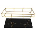 thumbnail image 1 of Modern Stylish Bathroom Non-Slip Storage Tray for Kitchen Sink Black Size S, 1 of 4