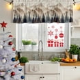 thumbnail image 5 of Tan Forest Curtain Valances for Windows, Kitchen Valance Window Treatments Panel 2 Pack, Trees Woods Vintage Natural Watercolor Rod Pocket Short Curtains for Bathroom Bedroom 42 x 18 Inch, 5 of 8