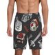 thumbnail image 1 of Balery Japanese Sushi Hashi Pantalones cortos de pijama de punto de algodón para hombre con cinturilla y bolsillos-Medium, 1 of 6