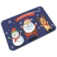 thumbnail image 3 of Dmlowu Welcome Christmas Doormat - Non Slip Christmas Outdoor Rug for Christmas Decorations, Quicker Dry Christmas Front Door Mat for Indoor Outdoor Decor, 16x24" Merry Christmas Bathroom Rugs, 3 of 4