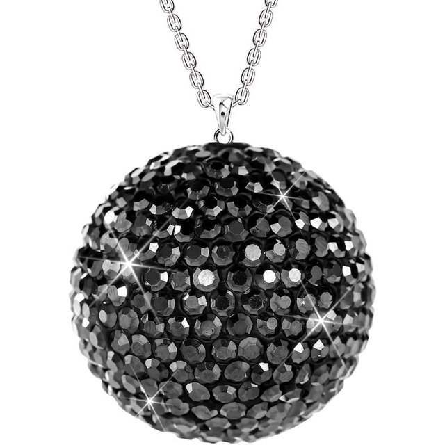 Adorno para espejo retrovisor de coche, bola de la suerte colgante de cristal navideño, accesorio ostentoso para coche para mujer, abalorio de diamantes de imitación, decoración para coche