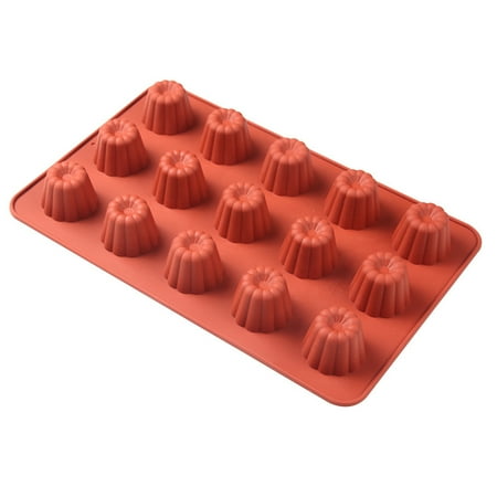 

Sardfxul 15 Cells Silicone Fondant Moulds Mousse Cake Molds DIY Reusable Baking Accessories Baking Gadgets Gifts for Baking Lover