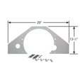 thumbnail image 1 of Competition Engineering Motor Mount Plate C4031 Mid Plate; 1 Piece; Steel, 1 of 4