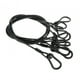 thumbnail image 5 of Cables de seguridad para luces de escenario Hugo Negro 33 pulgadas 5 piezas, 5 of 10