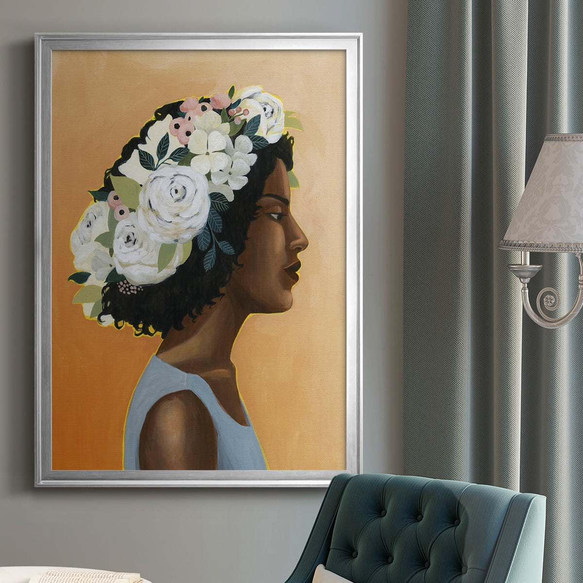 Modern Laurel I Premium Framed Print - Ready to Hang