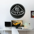 thumbnail image 2 of LaModaHome Lotus Metal Car Emblem, 2 of 5