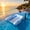 Blue-BU, variant on MMJ Inflatable Pool Floating Bed Large Water Sofa with Headrest Blow Up Lounger Pool Party Relax 41.34x35.43in