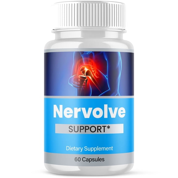 Nervolve Advanced Nerve Health Support Pills Natural Vitamin Supplement 60 Capsules