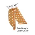 thumbnail image 2 of INSPIRE CHIC Bufanda Fina para Mujeres, Pañuelos de Twill, Pañuelo de Doble Cara Naranja, 2 of 4