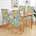 thumbnail image 2 of Yayeee 2 Pack Dining Chair Covers Stretch Parson Chairs Slipcovers Seat Protector, Green Mountains, 2 of 6