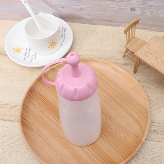 FONDOTIN Transparent Salad Squeeze Bottle for Kitchen Use Made of PE and PP Perfect for Dressings and Sauces 440ml