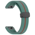 thumbnail image 4 of 26mm Watch Strap For Garmin Fenix 8 51mm Fenix 7X 6X Silicone Watchband with Magnetic Black Buckle -, 4 of 5