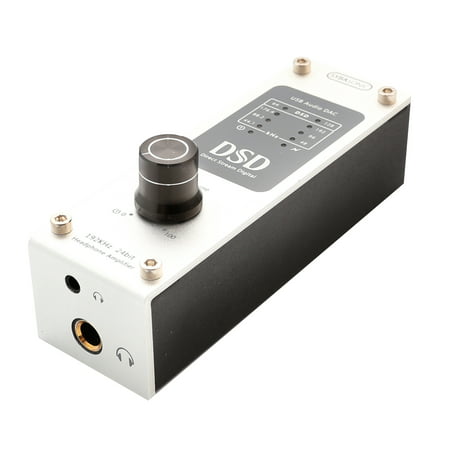 Portable USB DSD 192 KHz / 24bit DAC and Headphone Amplifier – DSD64 DSD128. Use with Smartphones/Digital Audio