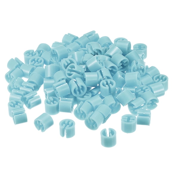 Marcadores de Ropa En Blanco Unique Bargains Paquete de 150 para Varilla de 3,5mm Color Claro Azul