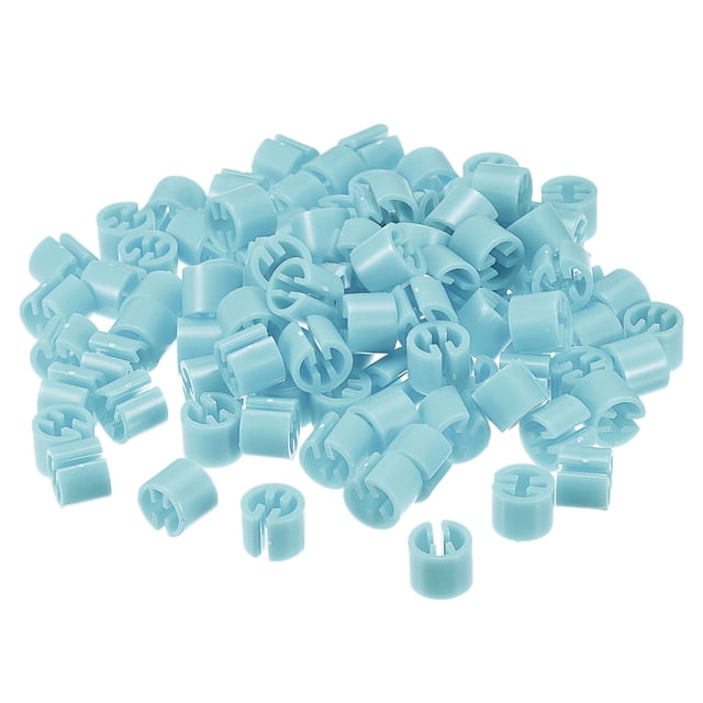 Marcadores de Ropa En Blanco Unique Bargains Paquete de 150 para Varilla de 3,5mm Color Claro Azul
