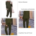 thumbnail image 1 of Conjunto de 2 piezas para mujer conjunto de salón para mujer de alta elasticidad lavable a máquina respetuoso con la piel suelto para exteriores ANGGREK  Otros, 1 of 5