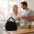 thumbnail image 3 of Inadays Lunch Box for Women, Insulated Lunch Bag Cute Corduroy Reusable Insulated Lunch Bags for Work Picnic or Travel, 3 of 8