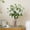White, variant on Artificial Lilac Flower Decoration for Home Silk Flower Ornaments - Lifelike Plastic Fake Flowers with 3 Buds per Stems - Faux Floral for Outdoor Porch Garden Landscape Decoration