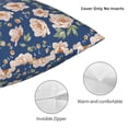 thumbnail image 3 of Pofeuu Flower Print Double-sided plush pillowcase Square Throw Pillow Covers Pillows Cover for Living Room Bedroom Sofa Couch Cushion Cover（No pillow core）-16"x16", 3 of 7