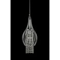 thumbnail image 4 of Warehouse of Tiffany RL8048/1 Xyza 1-light Crystal 7.5-inch Chrome-finish Chandelier, 4 of 5