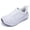 White, variant on Plantar Fasciitis Walking Sneakers, Wide Toe Box with Arch and Orthotic Support