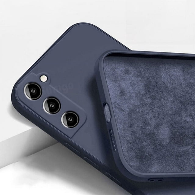 Funda de silicona líquida Original para Samsung Galaxy, S23, S22, S21, S20 Ultra Plus Fe, A54, A73, A72, A53, A52, A33, A32, A21S, 5G, 4G