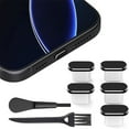 thumbnail image 2 of 5Pcs USB C Dust Plug Type-C Charging Port Dustproof Cover with Cleaning Brushes, 2 of 10