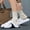 Black, variant on Unisex Color‑block Hollow‑out Sport Platform Slide Sandals, Soft EVA Non‑slip Open‑toe Slip‑on Summer Indoor Outdoor Casual Slippers Light Blue C