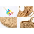 thumbnail image 5 of CoCopeaunts Womens Large Straw Tote Bag Beach Hobo Handbag Summer Handwoven Bags Purse, 5 of 5