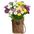 thumbnail image 5 of UNIDS Artificial Mini Daisy Flores Ramos 29 Cabezas Arreglos de Seda Nupcial Hogar DIY Jardín Oficina Mesa de Comedor Decoración de Boda Puesta de Sol Rojo Sincero Juguete, 5 of 5