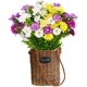 thumbnail image 5 of UNIDS Artificial Mini Daisy Flores Ramos 29 Cabezas Arreglos de Seda Nupcial Hogar DIY Jardín Oficina Mesa de Comedor Decoración de Boda Puesta de Sol Rojo Sincero Juguete, 5 of 5