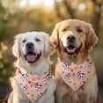 thumbnail image 2 of Dog Bandana 2 Pack,Pink Cow Flower Cow Pattern Bandanas for Dogs,Cat Bandana,Small/ Large Dog Bandana 2 Size,Dog Bandanas Girl Boy, 2 of 5