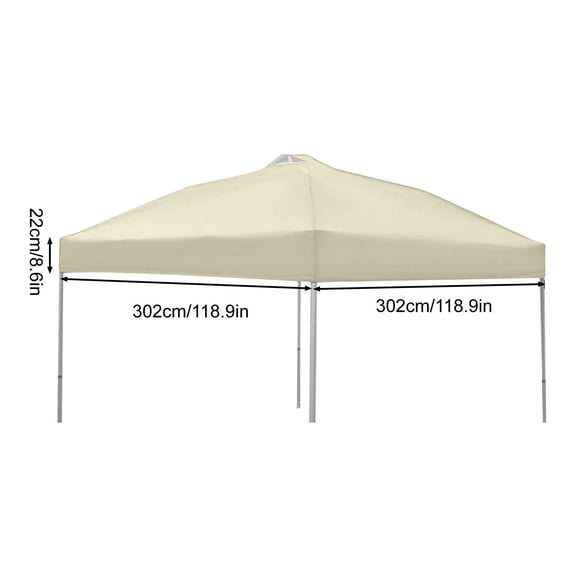 Waterproof Camping Tents 300x300cm, Thickened Sunshade Rainproof Stall, Tents for Camping Easy Set Up with Stable Buckles, Folding Telescopic